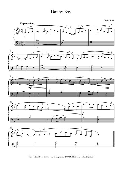 Danny Boy (for String Quartet And Piano)
